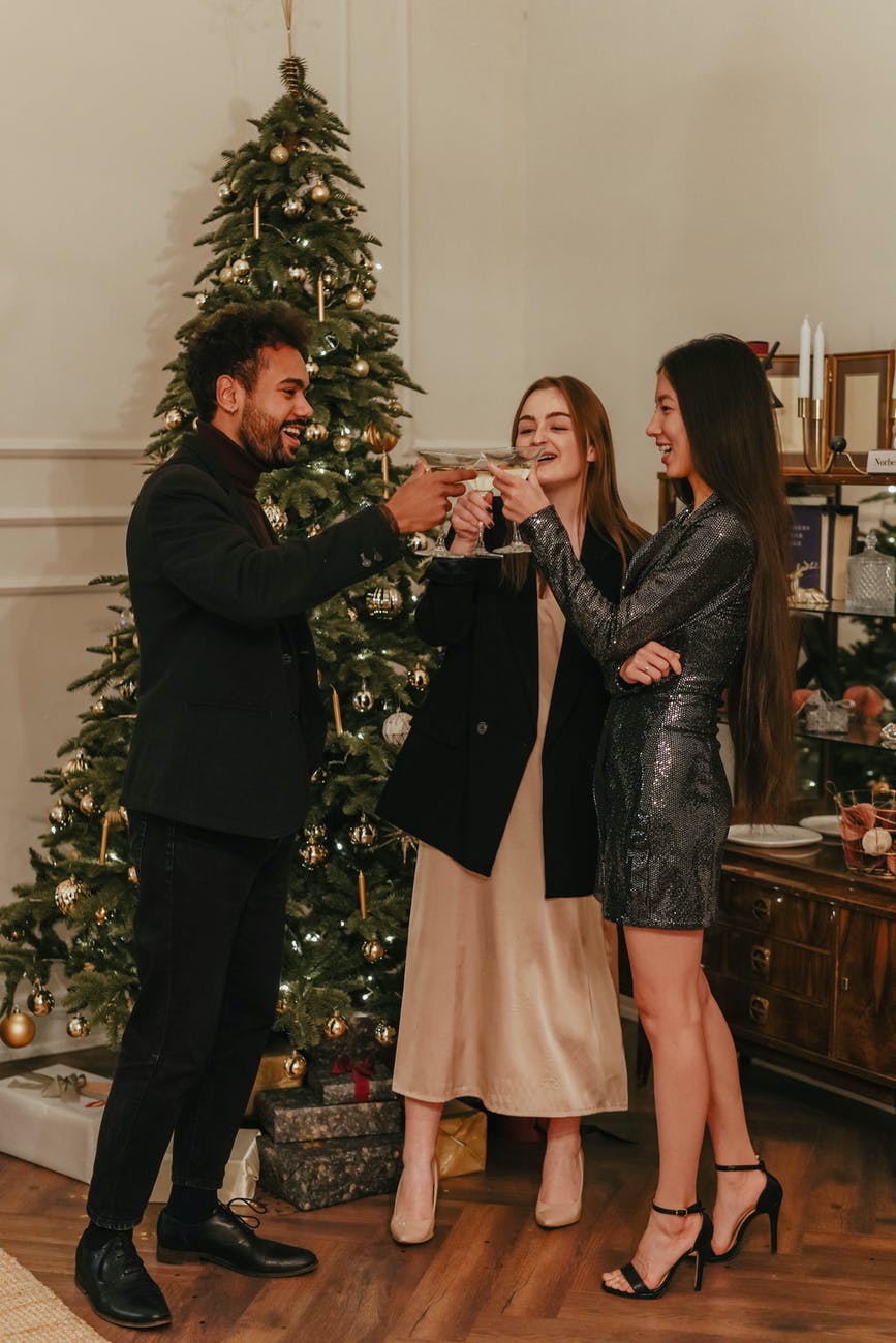 friends having a toast